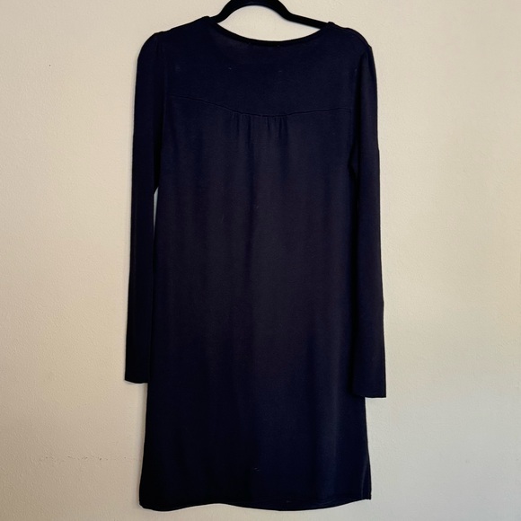 ALPHA MASSIMO REBECCHI Sweater Knit Wool Blend Dress Size 44 / M Black Pullover - Picture 2 of 11